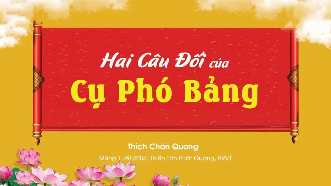 Hai Câu Đối Của Cụ Phó Bảng Nguyễn Sinh Sắc