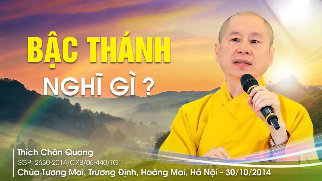 Bậc Thánh Nghĩ Gì