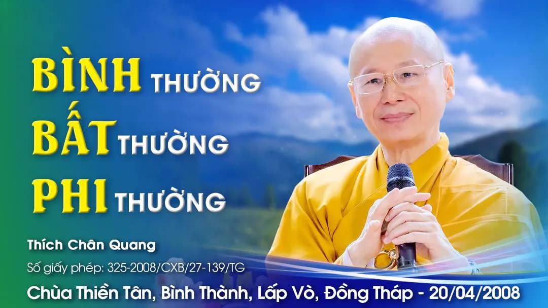 Bình Thường, Bất Thường Và Phi Thường