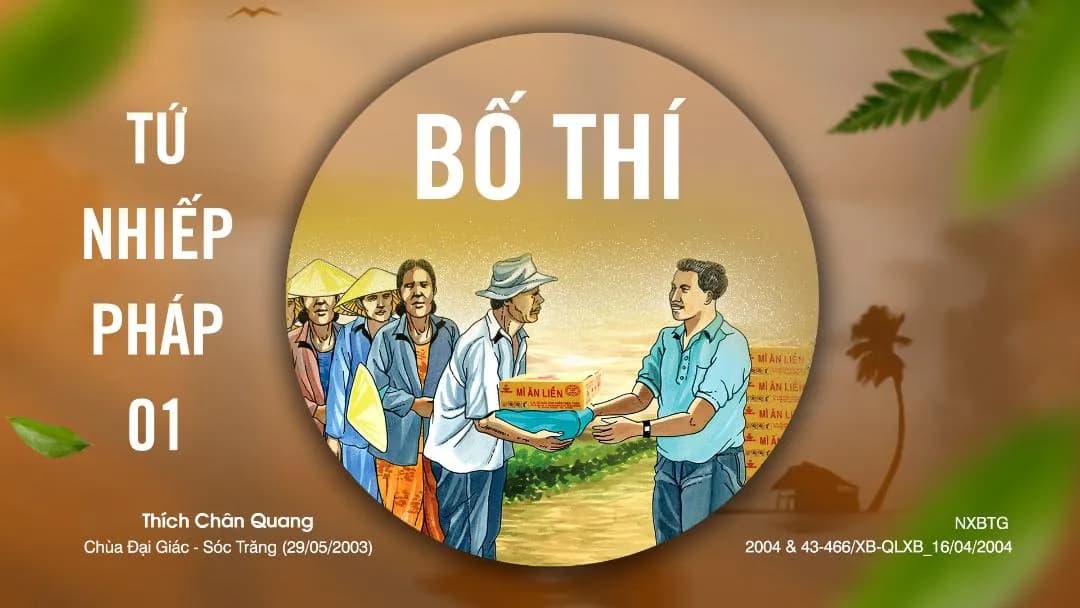 Bố Thí - Tứ Nhiếp Pháp 01