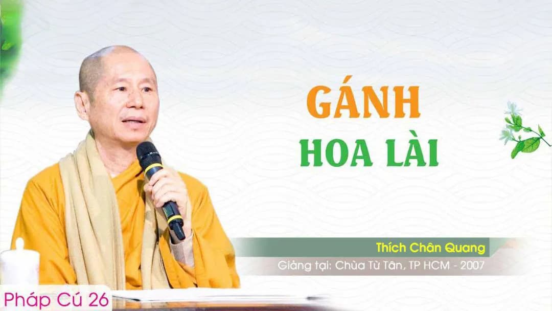 Gánh Hoa Lài - Pháp Cú 26