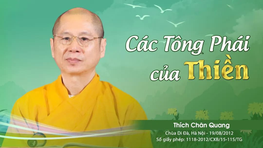 Các Tông Phái Của Thiền