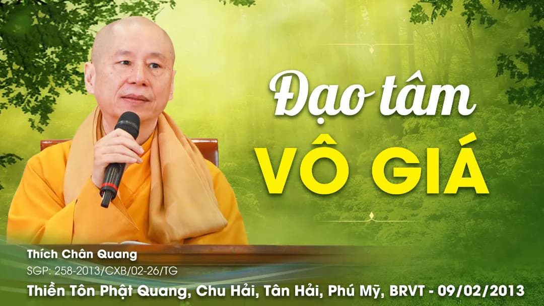 Đạo Tâm Vô Giá