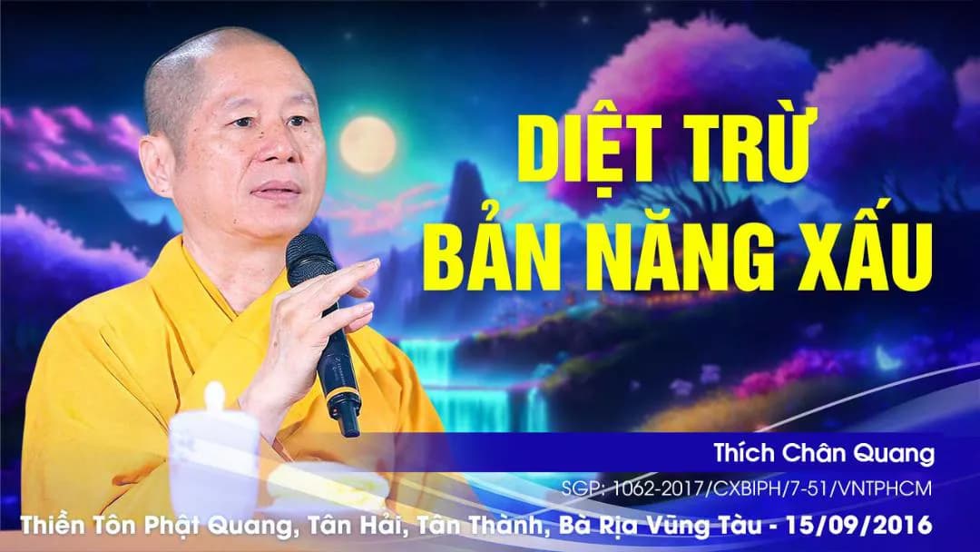 Diệt Trừ Bản Năng Xấu