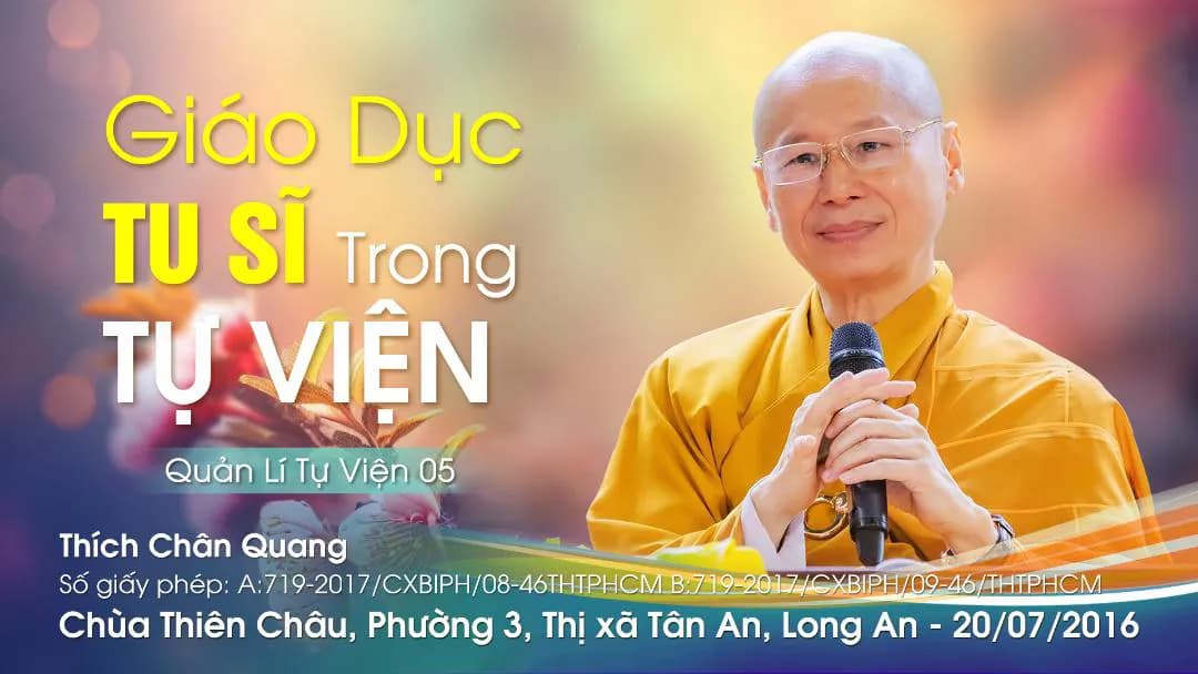 Giáo Dục Tu Sĩ Trong Tự Viện 02