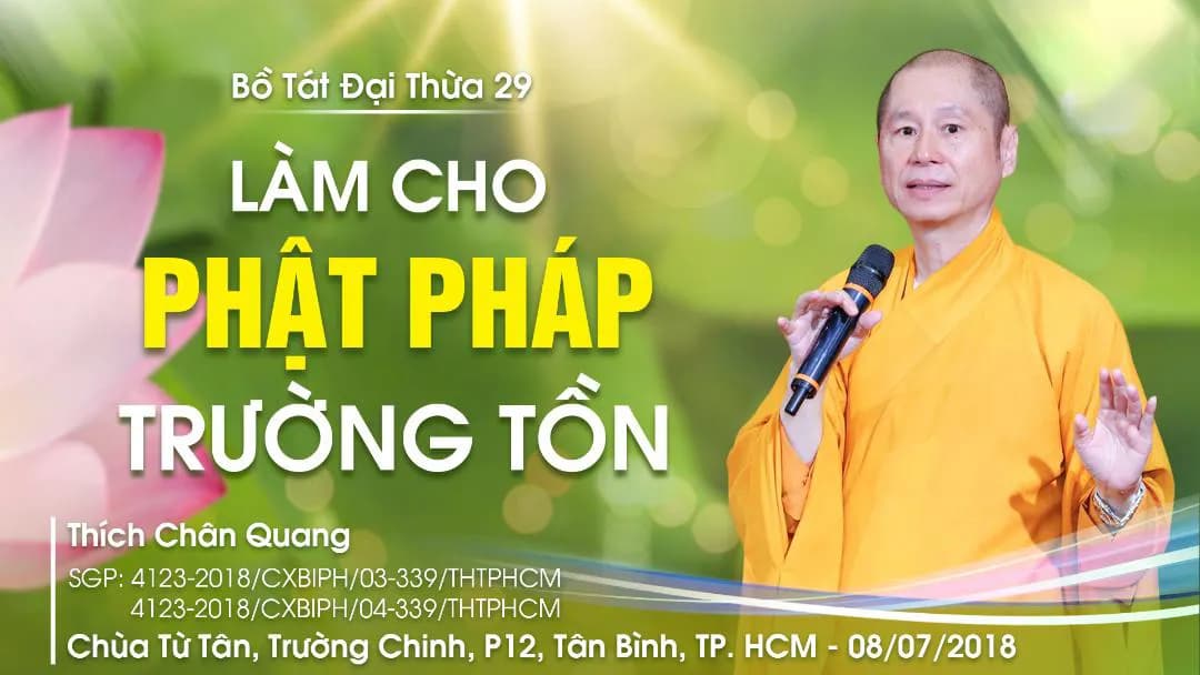 Làm Cho Phật Pháp Trường Tồn - Bồ Tát Đại Thừa 29