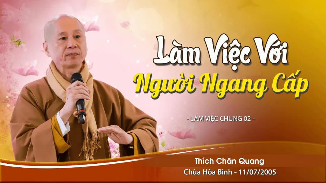 Nguyên Tắc Làm Việc Chung 2 (Làm Việc Với Người Ngang Cấp)