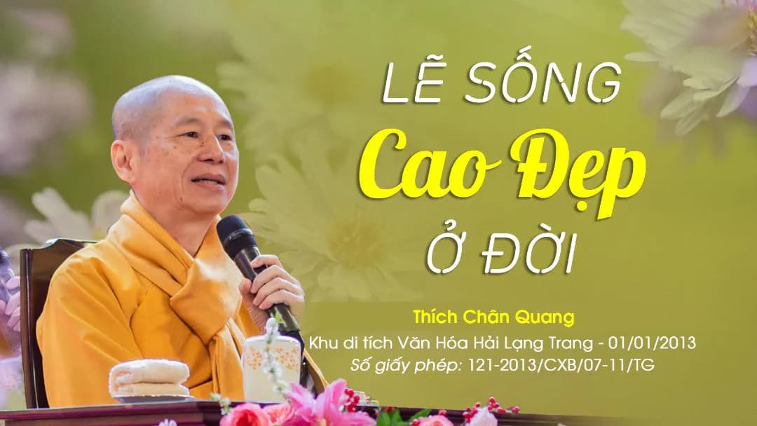 Lẽ Sống Cao Đẹp Ở Đời
