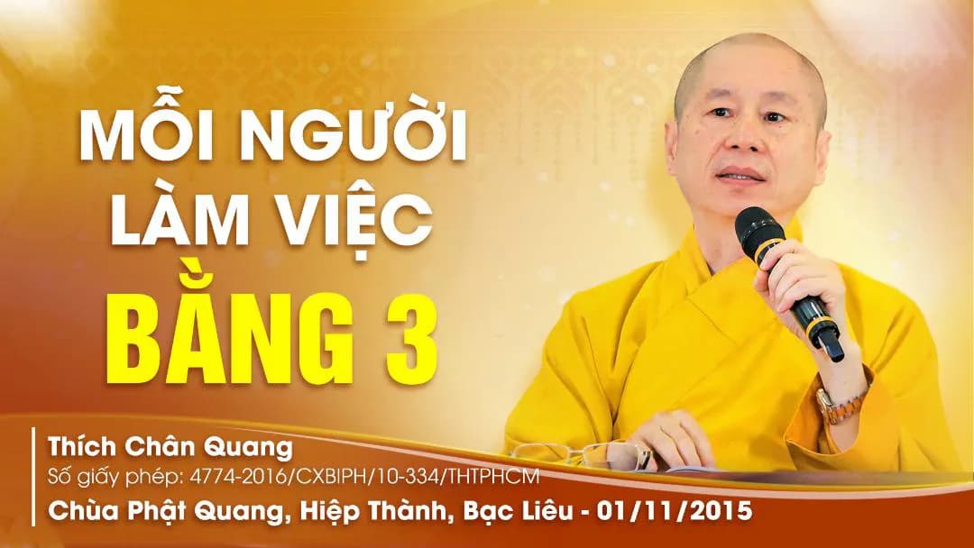 Mỗi Người Làm Việc Bằng Ba
