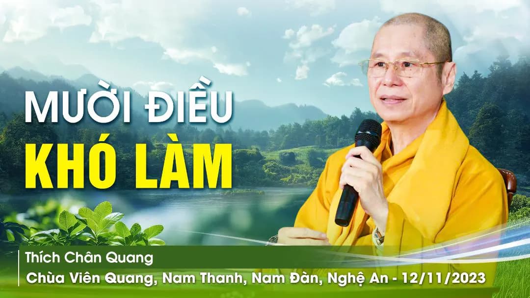 Mười Điều Khó Làm