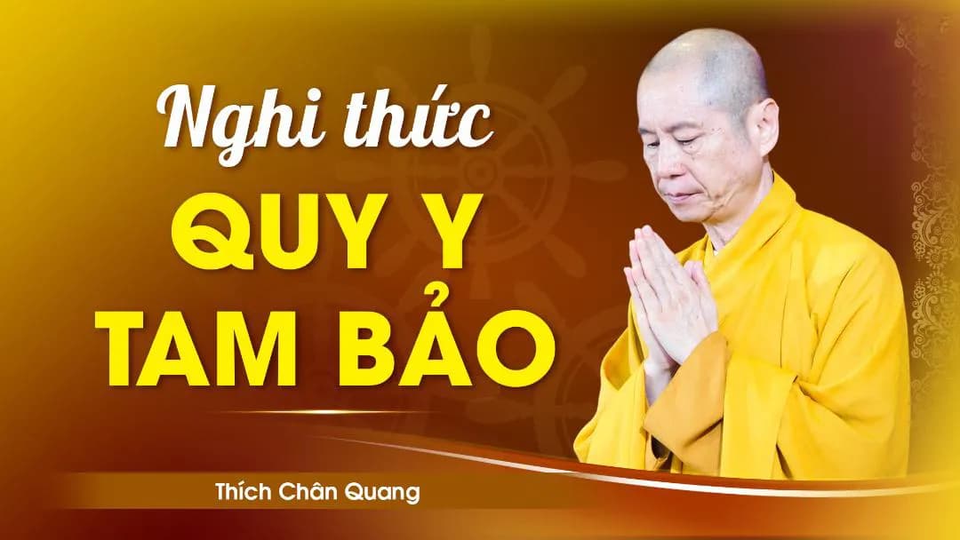 Nghi Thức Quy Y Tam Bảo