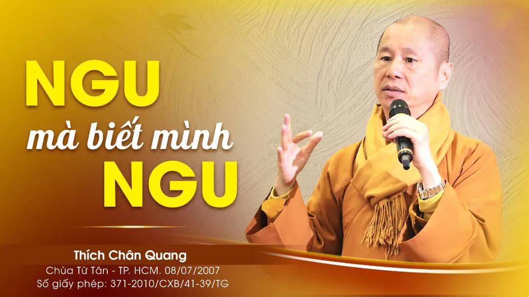 Ngu Mà Biết Mình Ngu - Pháp Cú 24
