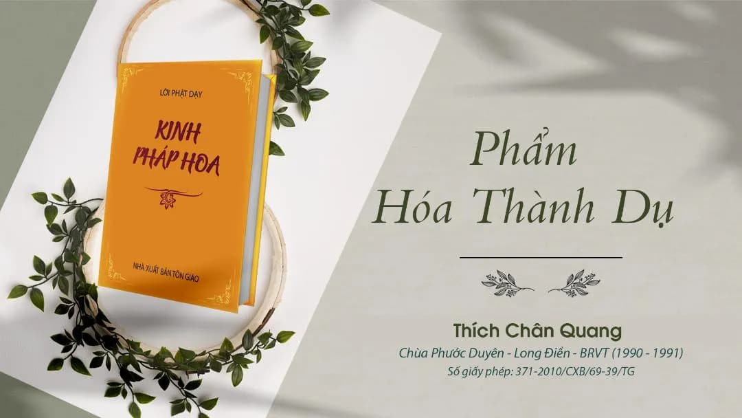 Kinh Pháp Hoa 07 - Phẩm Hóa Thành Dụ
