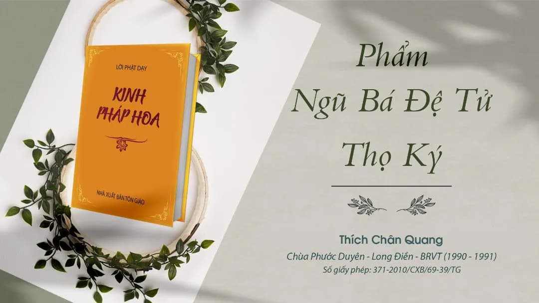 Kinh Pháp Hoa 16 - Phẩm Như Lai Thọ Ký