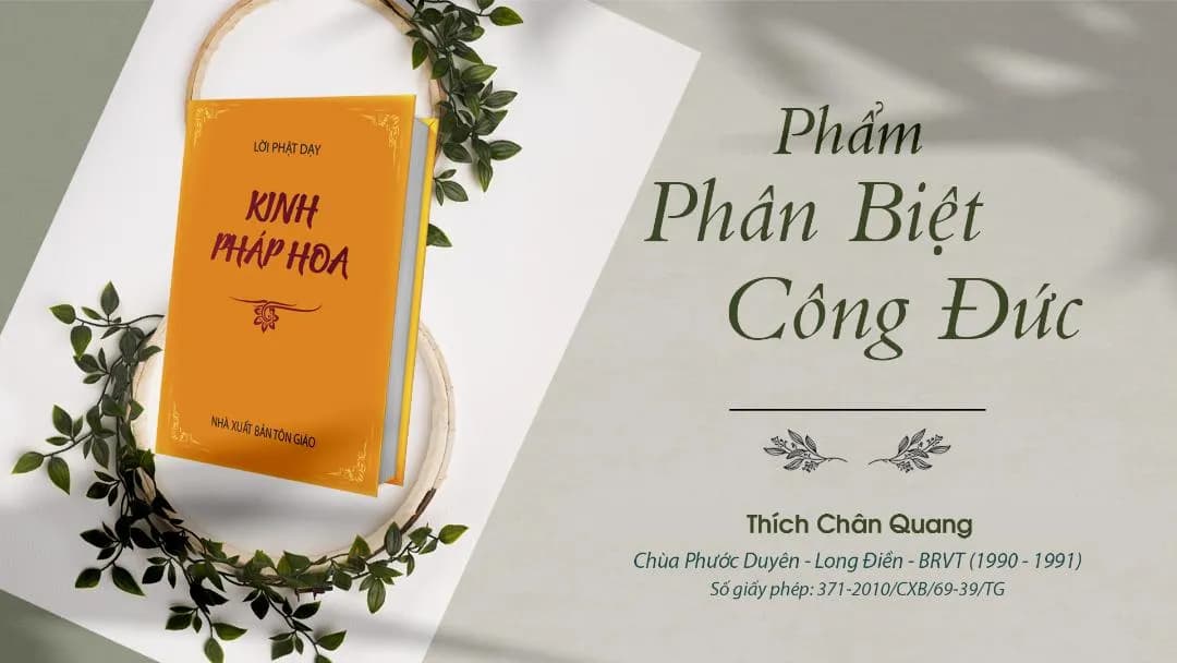 Kinh Pháp Hoa 17 - Phẩm Phân Biệt Công Đức