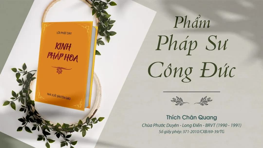 Kinh Pháp Hoa 19 - Phẩm Pháp Sư Công Đức