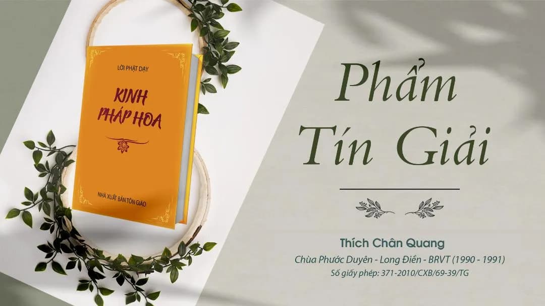 Kinh Pháp Hoa 04 - Phẩm Tín Giải