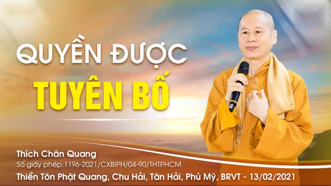 Quyền Được Tuyên Bố