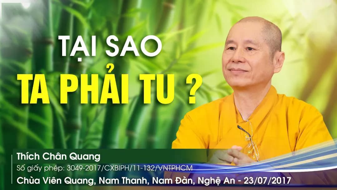 Tại Sao Ta Phải Tu