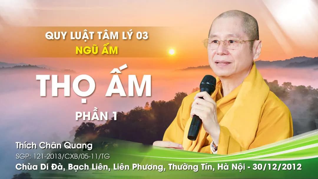 Ngũ Uẩn 03 - Thọ Ấm 1