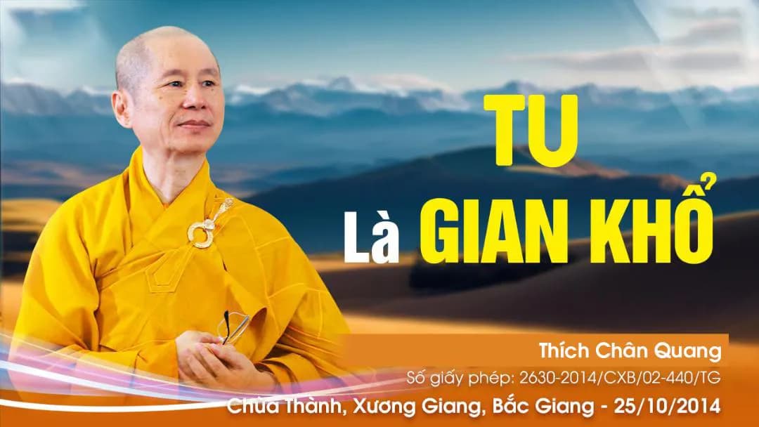 Tu Là Gian Khổ