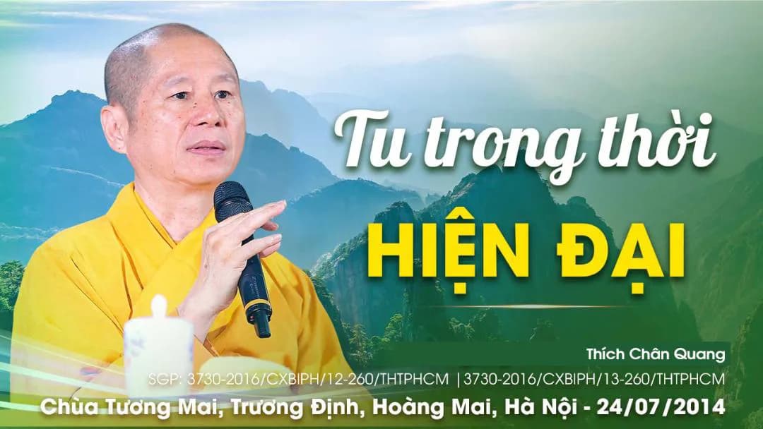 Tu Trong Thời Hiện Đại