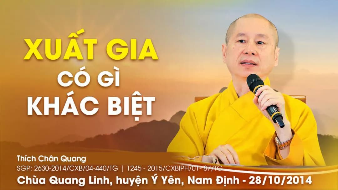 Xuất Gia Có Gì Khác Biệt