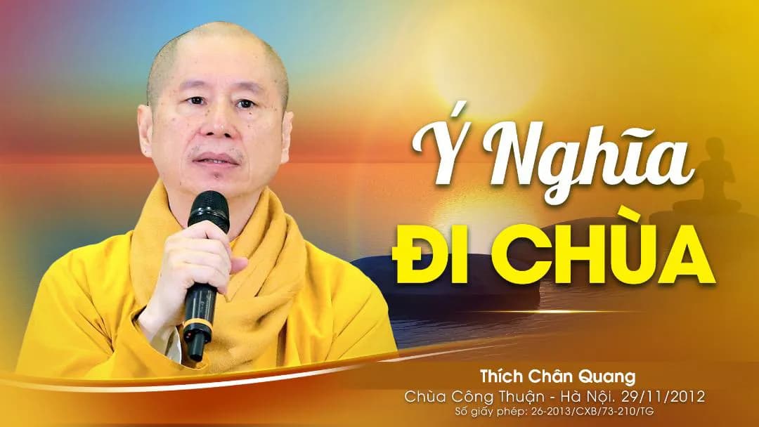 Ý Nghĩa Về Việc Đi Chùa